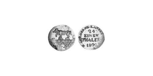 124 Thaler Anhalt-Bernburg (1603 - 1863) Argento 