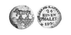 124 Талер Ангальт-Бернбург (1603 - 1863) Срібло 