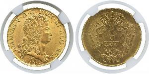 12800 Reis Brésil Or Jean V de Portugal (1689-1750)