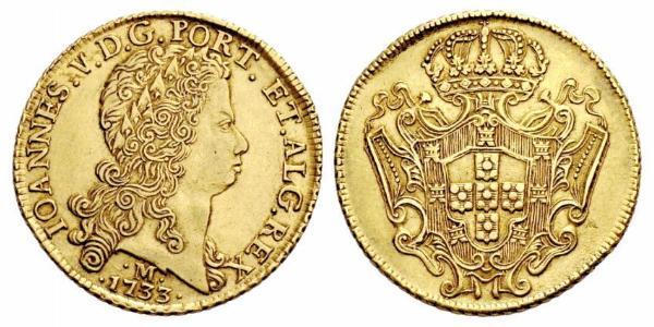 12800 Reis 巴西 金 若昂五世 (1689 - 1750)