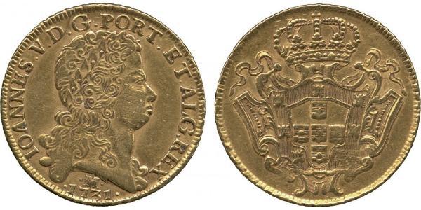 12800 Reis 巴西 金 若昂五世 (1689 - 1750)