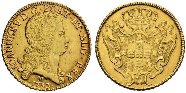 12800 Reis 巴西 金 若昂五世 (1689 - 1750)