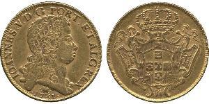 12800 Рейс Бразилия Золото Жуан V король Португалии (1689-1750)