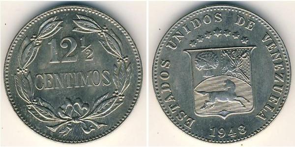 12.5 Centimo Venezuela Kupfer/Nickel 