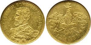 12.5 Leu Regno di Romania (1881-1947) Oro Carlo I di Romania (1839 - 1914)