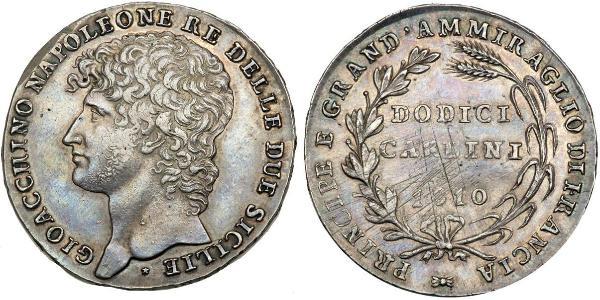 12 Carlin / 1 Piastre Italia / Italian city-states Plata 