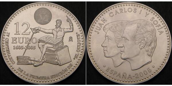 12 Euro Spagna Argento 