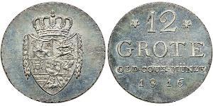 12 Grote Stati federali della Germania Argento Peter Friedrich Wilhelm (1754 - 1823)