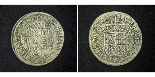 12 Kreuzer Allemagne Argent 