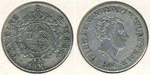 12 Kreuzer Kingdom of Württemberg (1806-1918) Silver 