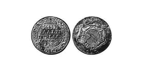 12 Kreuzer Margrave of Baden-Durlach (1535 - 1771) Silver 