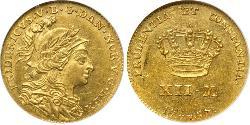 12 Mark Denmark-Norway (1536-1814) 金 弗雷德里克五世 (1723 - 1766)