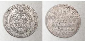 12 Shilling 联邦州 (德国) 銀 