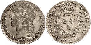 12 Sol Francia medioevale (843-1791) Argento Luigi XV di Francia (1710-1774)