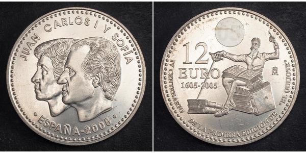 12 Евро Испания Серебро 