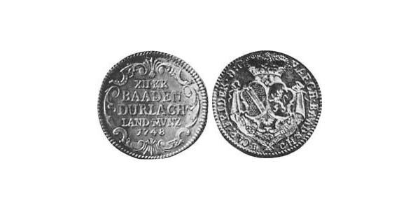 12 Крейцер Баден-Дурлах (1535 - 1771) Срібло 