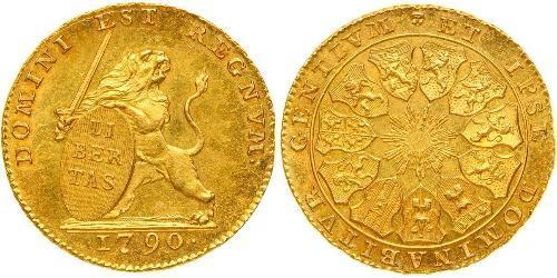 14 Florin Belgium Gold 