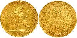 14 Florin Belgique Or 