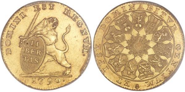 14 Florin Bélgica Oro 