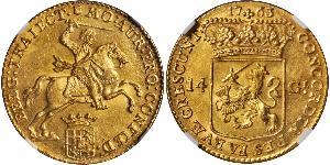 14 Gulden Republik der Sieben Vereinigten Provinzen (1581 - 1795) Gold 