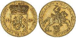 14 Gulden Provinces-Unies (1581 - 1795) Or 