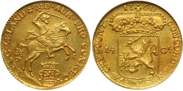 14 Gulden Provincias Unidas de los Países Bajos (1581 - 1795) Oro 