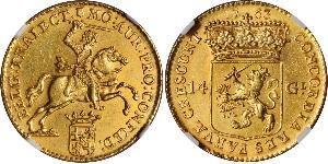 14 Gulden Repubblica delle Sette Province Unite (1581 - 1795) Oro 