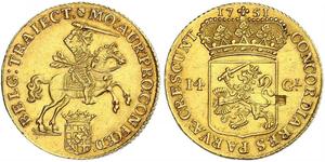 14 Gulden 荷蘭共和國 (1581 - 1795) 金 