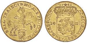 14 Gulden 荷蘭共和國 (1581 - 1795) 金 
