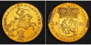 14 Gulden 荷蘭共和國 (1581 - 1795) 金 