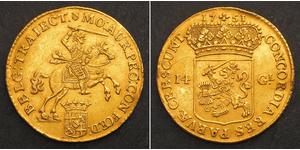 14 Gulden 荷蘭共和國 (1581 - 1795) 金 