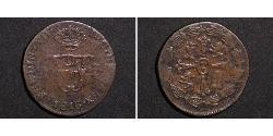 14 Реал Новая Испания (1519 - 1821) / Мексика Медь 