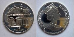 14 Экю Гібралтар  Єлизавета II (1926-2022)