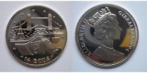 14 Экю Гибралтар Серебро Елизавета II (1926-2022)