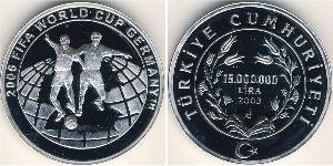 15000000 Lira 土耳其 銀 