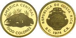 1500 Colon Costa Rica Gold 