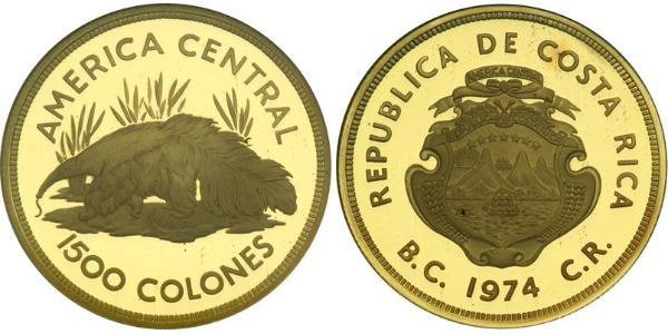 1500 Colon Costa Rica Gold 