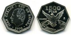 1500 Peseta Regno di Spagna (1976 - ) Argento 