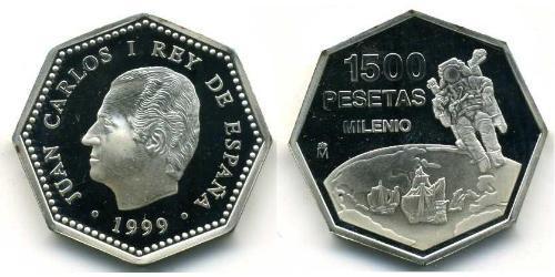 1500 Песета Королівство Іспанія (1976 - ) Срібло 