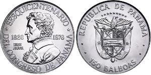 150 Balboa Panama Platin 