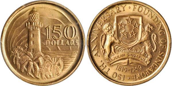 150 Dollar Singapur Gold 