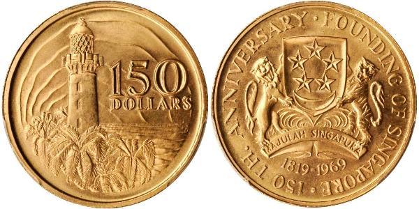 150 Dollaro Singapore Oro 