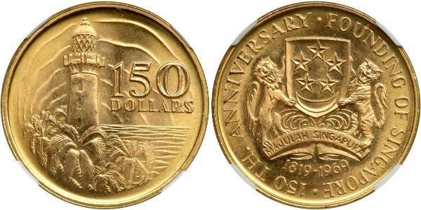 150 Dollaro Singapore Oro 