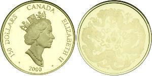 150 Dólar Canadá Oro Isabel II (1926-2022)