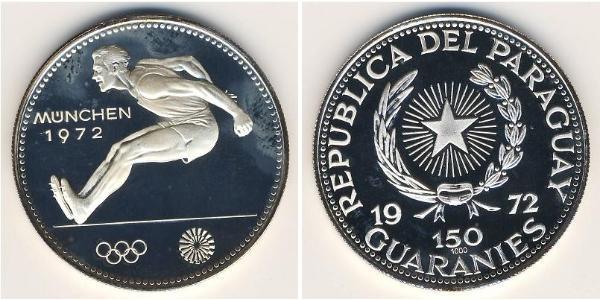 150 Guaraní Paraguay (1811 - ) Silber 