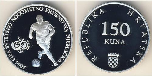 150 Kuna Croatia Silver 