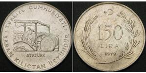 150 Lira Türkei (1923 - ) Silber 
