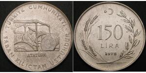 150 Lira 土耳其 銀 