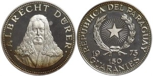 150 Гуарани Республика Парагвай (1811 - ) Серебро 