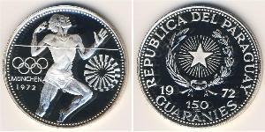 150 Гуарани Республика Парагвай (1811 - ) Серебро 